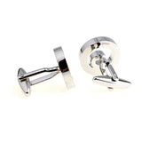 Plain Colour Metal Cufflinks