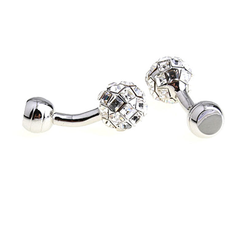 Crystal Zircon Cufflinks