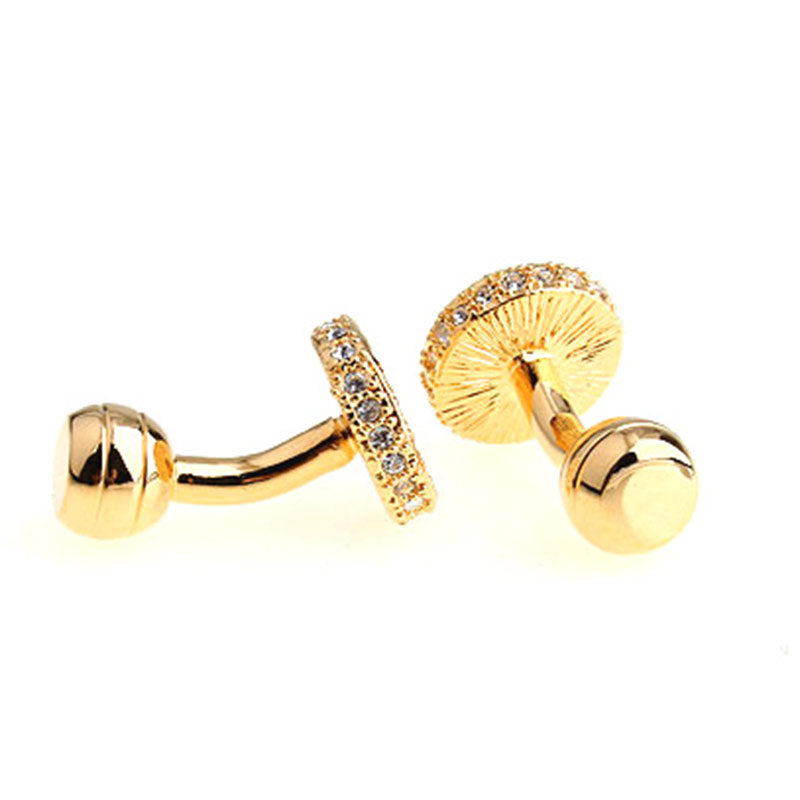 Crystal Zircon Cufflinks
