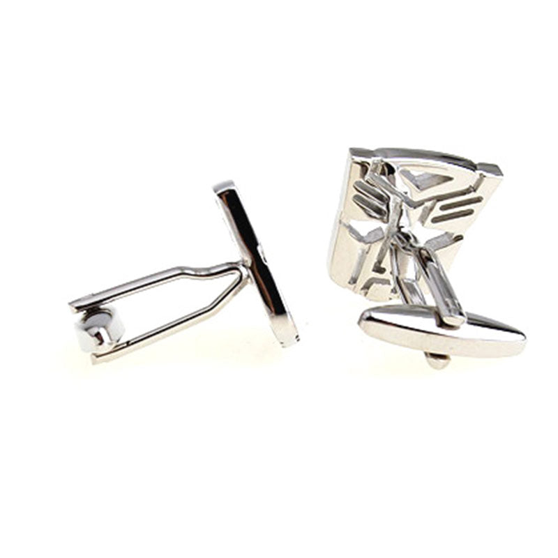 Interesting Skull Plain Colour Metal Cufflinks