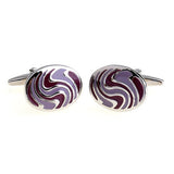 Enamel Dropping Glue Cufflinks