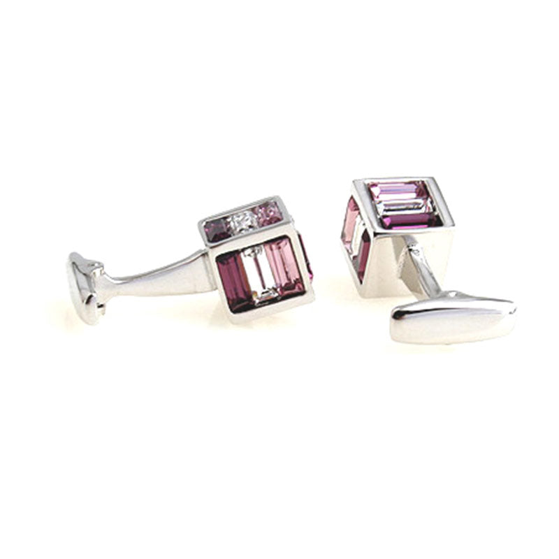 Crystal Zircon Cufflinks