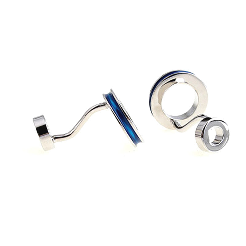 Enamel Dropping Glue Cufflinks