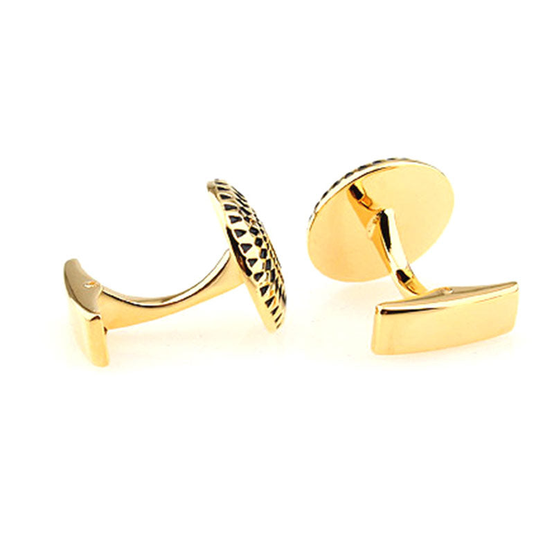 Enamel Dropping Glue Cufflinks