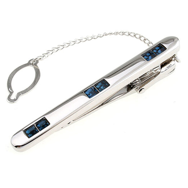 Crystal Zircon Tie Bars