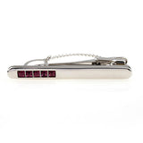 Crystal Zircon Tie Bars