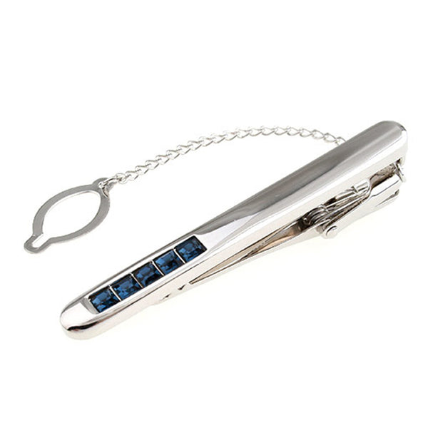 Crystal Zircon Tie Bars