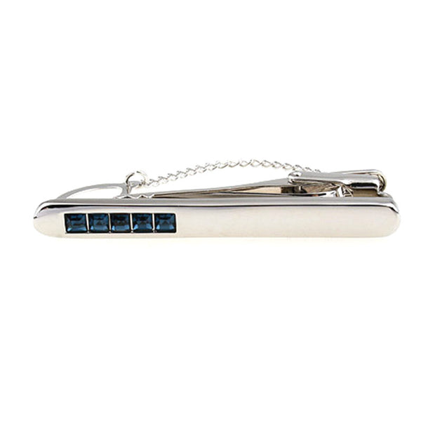 Crystal Zircon Tie Bars