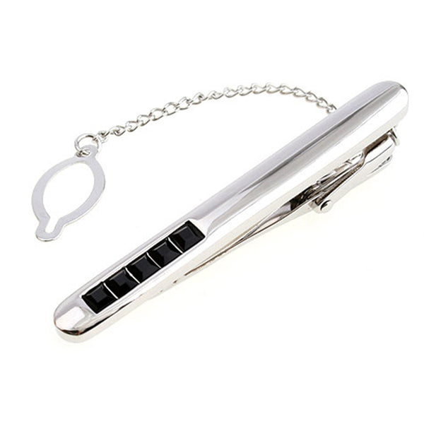 Crystal Zircon Tie Bars