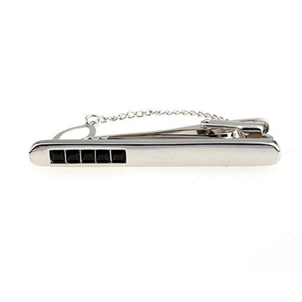 Crystal Zircon Tie Bars