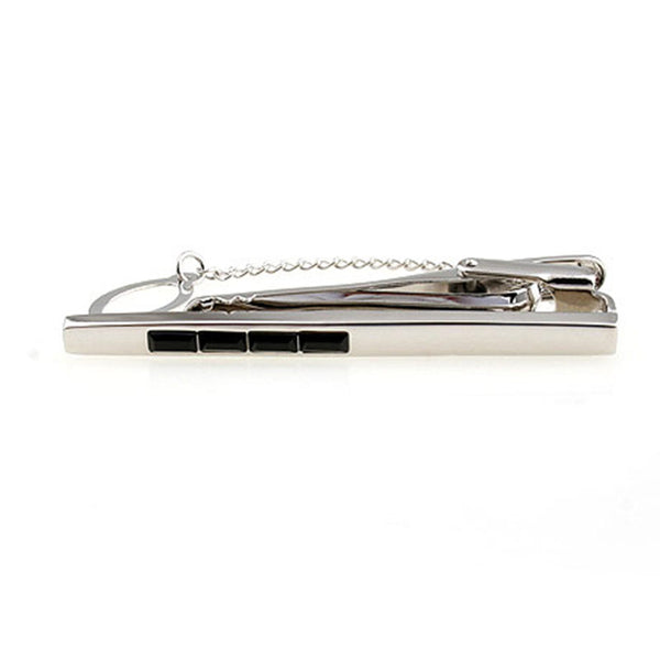 Crystal Zircon Tie Bars
