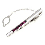 Crystal Zircon Tie Bars