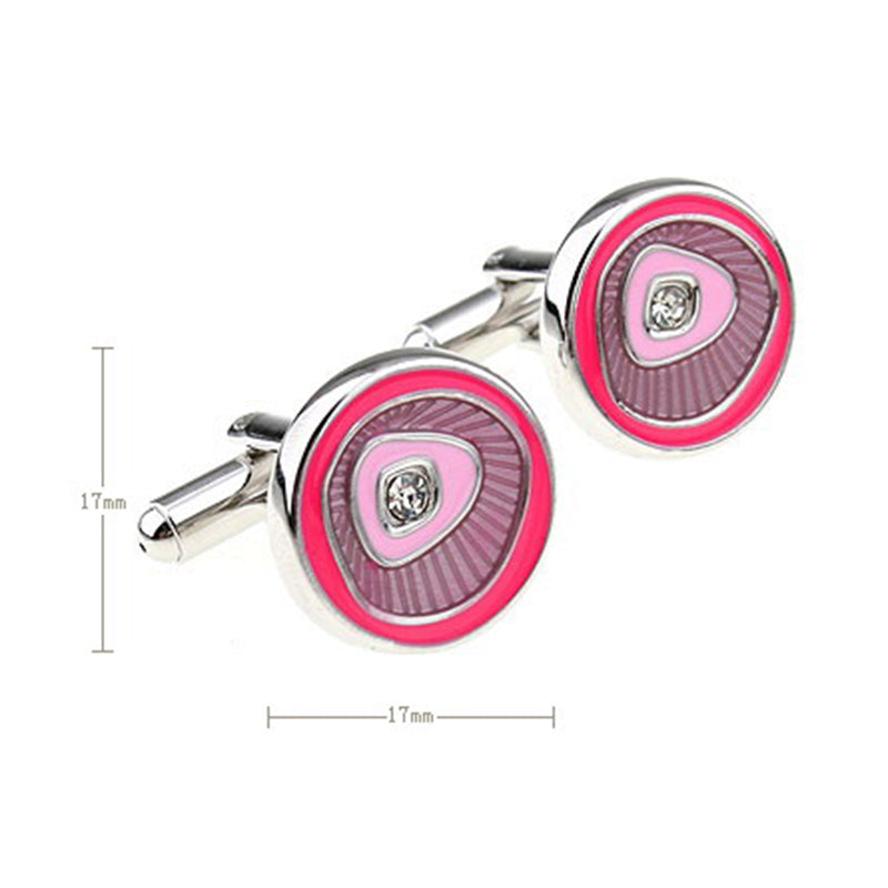 Crystal Zircon Cufflinks