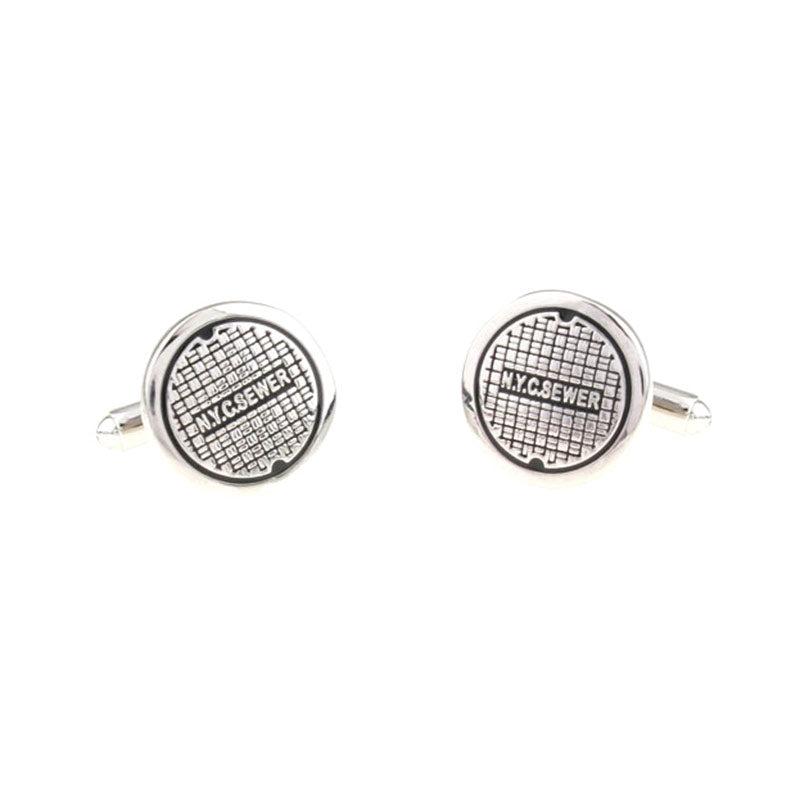 Grease Baking Paint Cufflinks