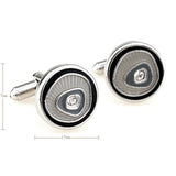 Crystal Zircon Cufflinks