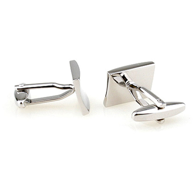 Plain Colour Metal Cufflinks