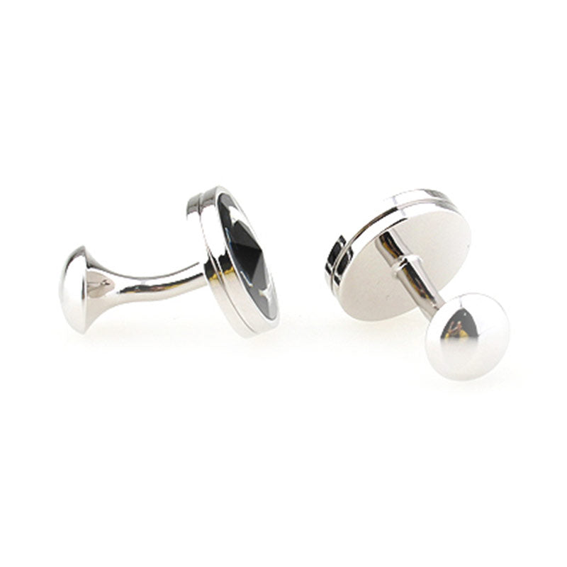 Crystal Zircon Cufflinks
