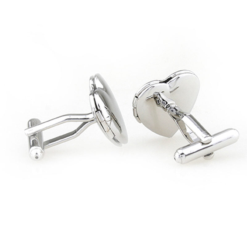 Sports Technology Plain Colour Metal Cufflinks
