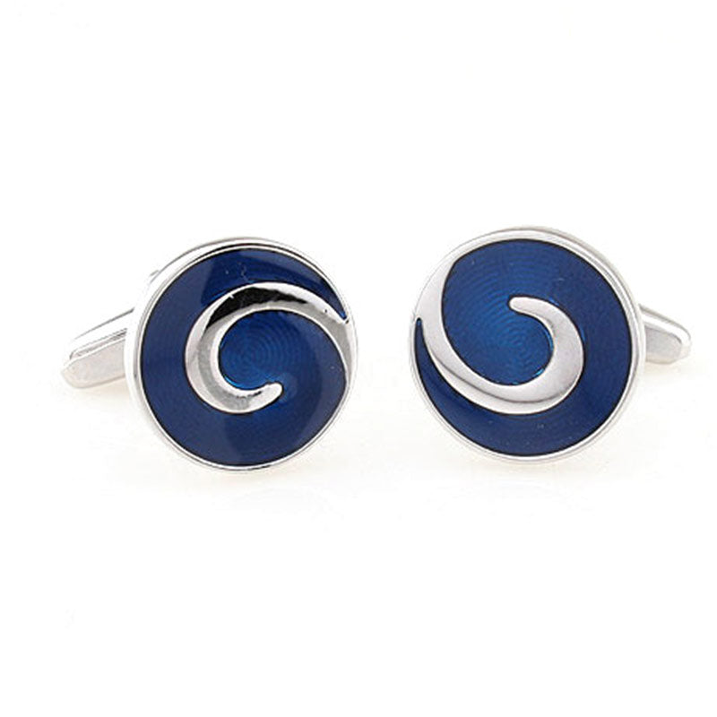 Enamel Dropping Glue Cufflinks
