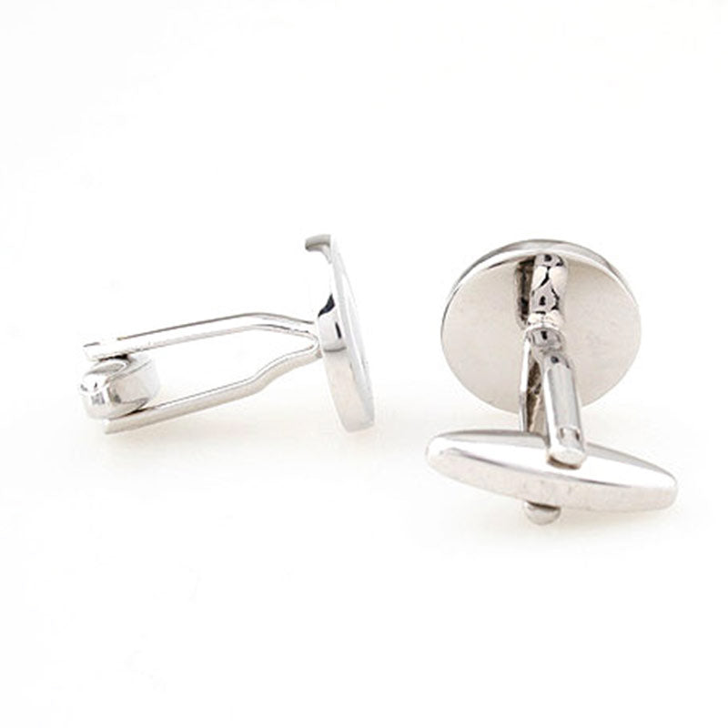 Enamel Dropping Glue Cufflinks