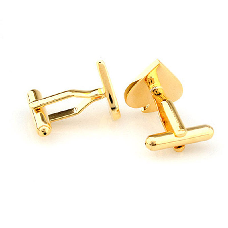 Movies Gambling Plain Colour Metal Cufflinks