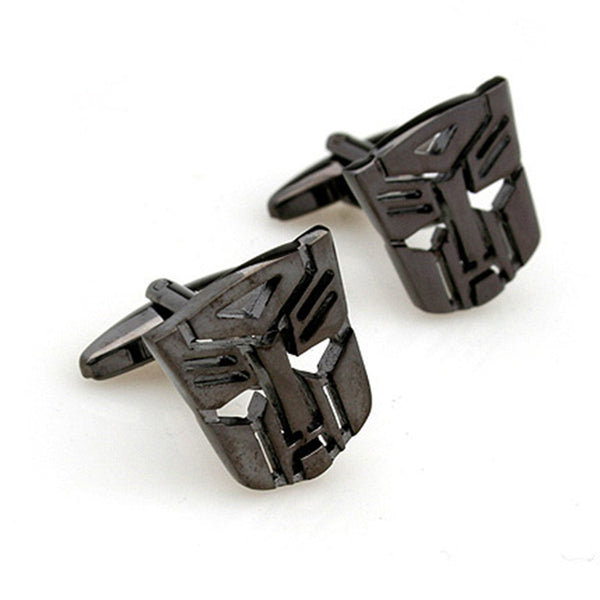 Interesting Skull Plain Colour Metal Cufflinks