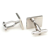 Crystal Zircon Cufflinks