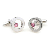 Crystal Zircon Cufflinks