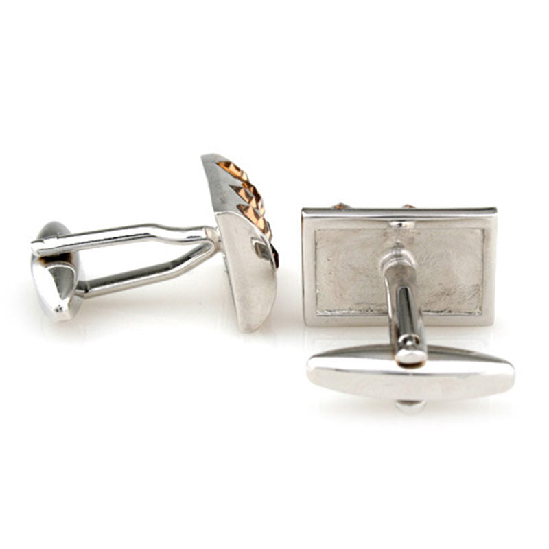 Crystal Zircon Cufflinks