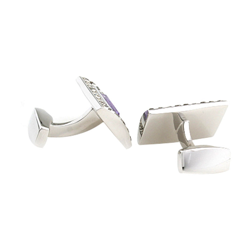 Crystal Zircon Cufflinks