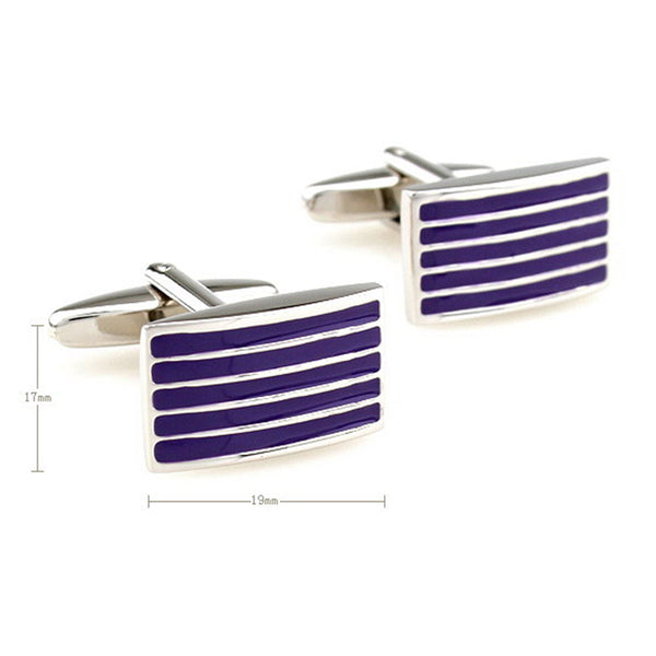 Enamel Dropping Glue Cufflinks