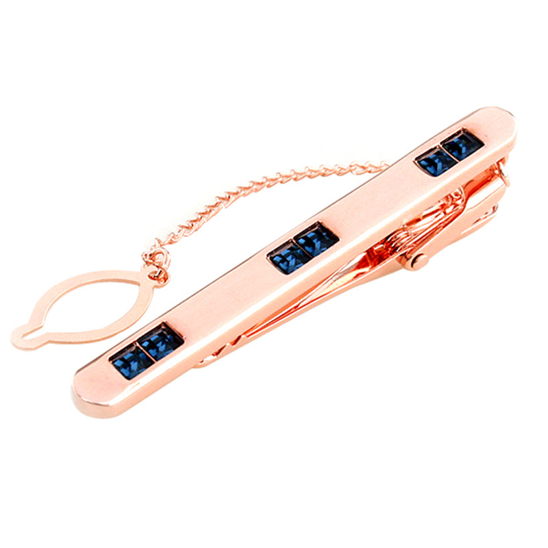 Crystal Zircon Tie Bars