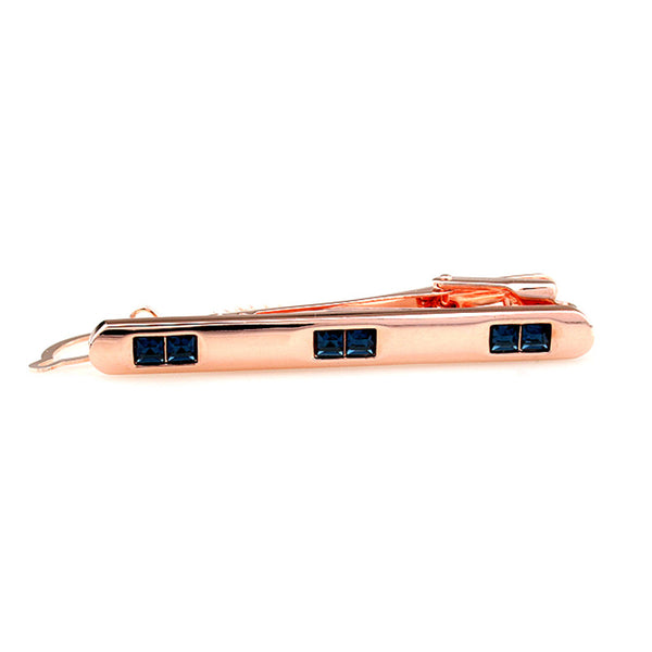 Crystal Zircon Tie Bars