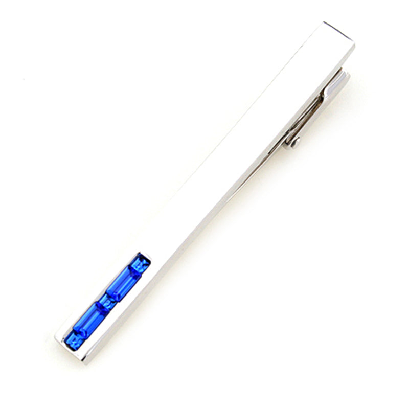 Crystal Zircon Tie Bars