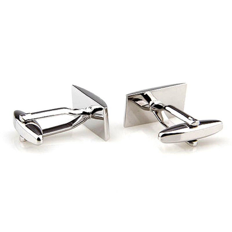 Plain Colour Metal Cufflinks