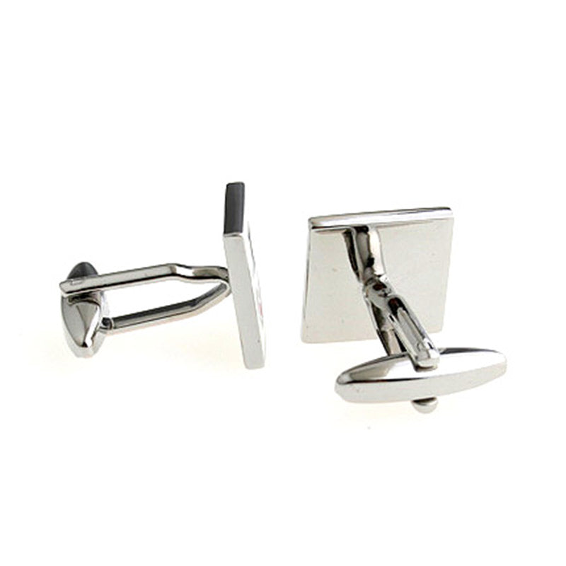 Festivals Wedding Reception Enamel Dropping Glue Cufflinks