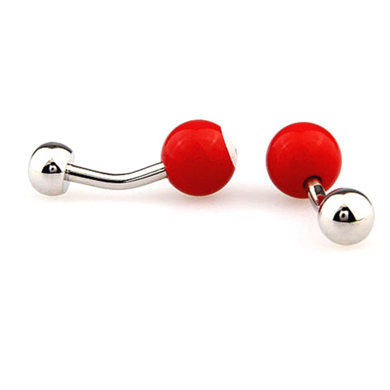 Sports Technology Grease Baking Paint Cufflinks