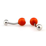 Sports Technology Grease Baking Paint Cufflinks