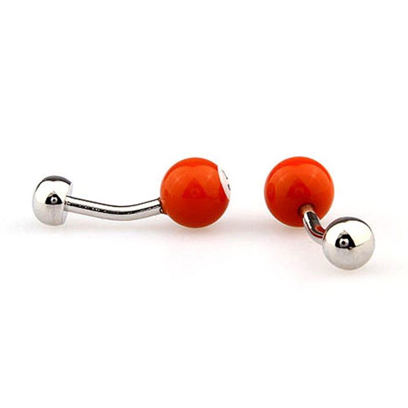 Sports Technology Grease Baking Paint Cufflinks
