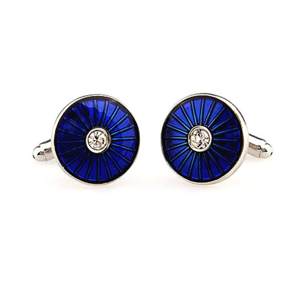 Crystal Zircon Cufflinks