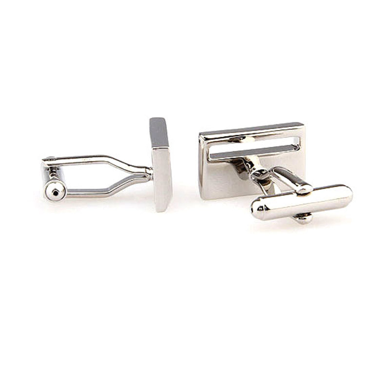 Plain Colour Metal Cufflinks