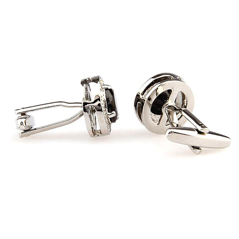 Crystal Zircon Cufflinks