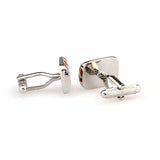 Enamel Dropping Glue Cufflinks
