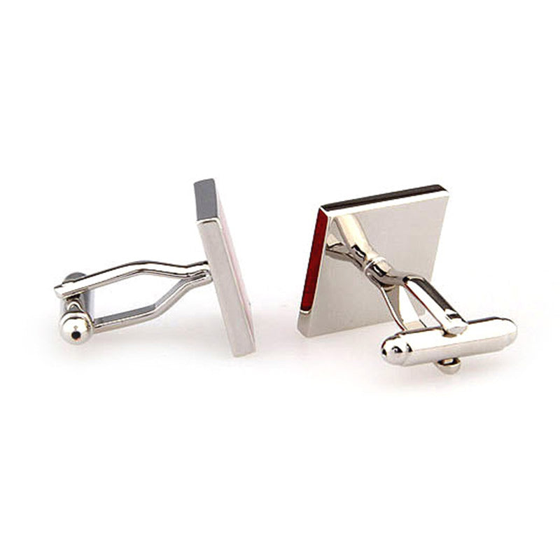 Enamel Dropping Glue Cufflinks