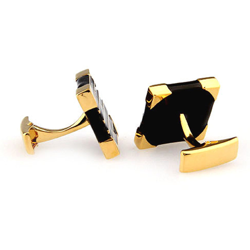 Enamel Dropping Glue Cufflinks