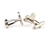 Festivals Wedding Reception Enamel Dropping Glue Cufflinks