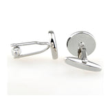 Number Letter Enamel Dropping Glue Cufflinks