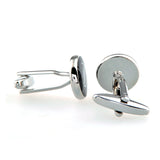 Number Letter Enamel Dropping Glue Cufflinks