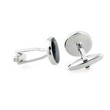 Number Letter Enamel Dropping Glue Cufflinks