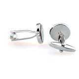 Number Letter Enamel Dropping Glue Cufflinks